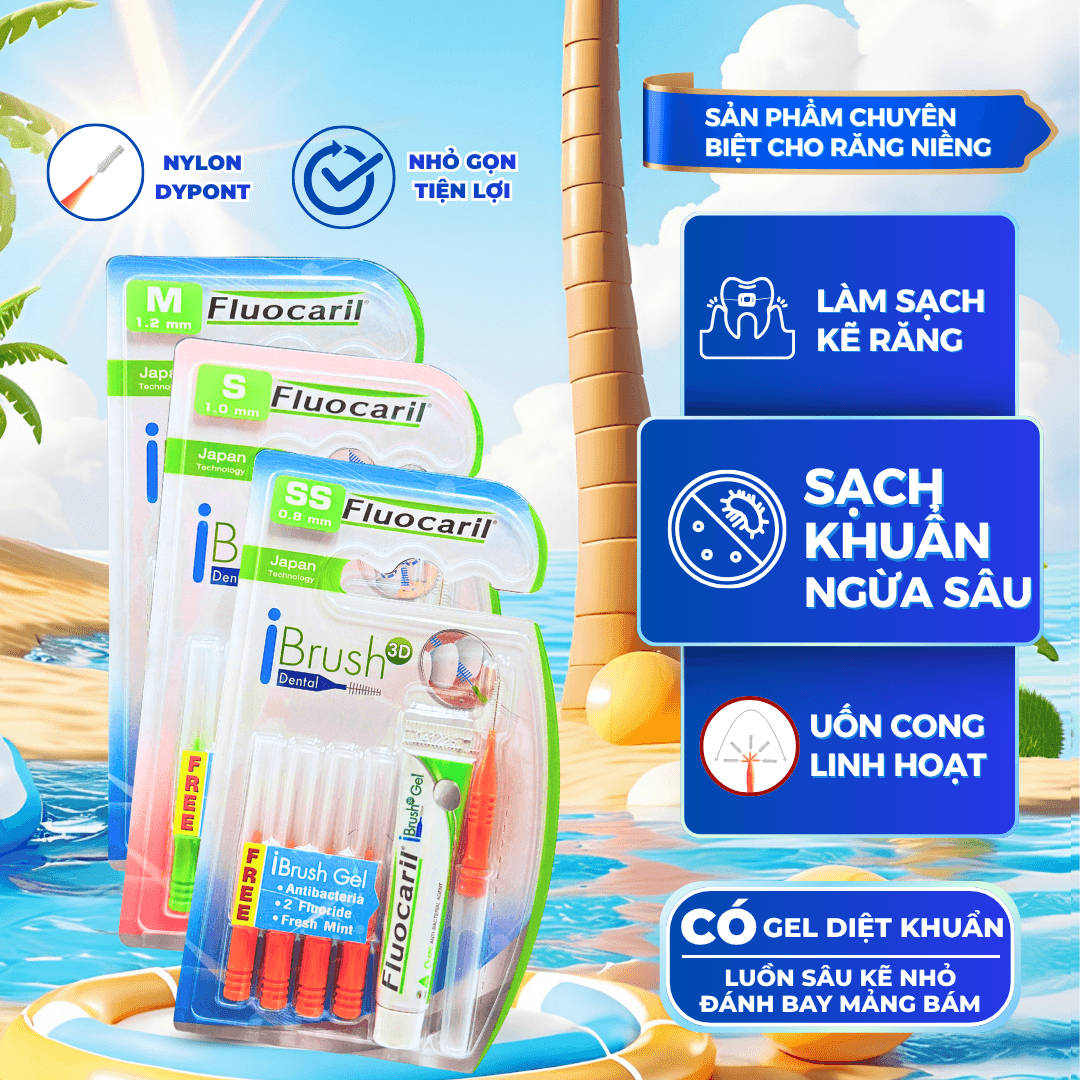 Bàn chải kẽ Sabai Fluocaril Thái Lan