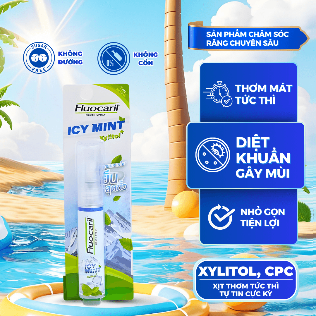 Xịt thơm miệng Fluocaril Thái Lan