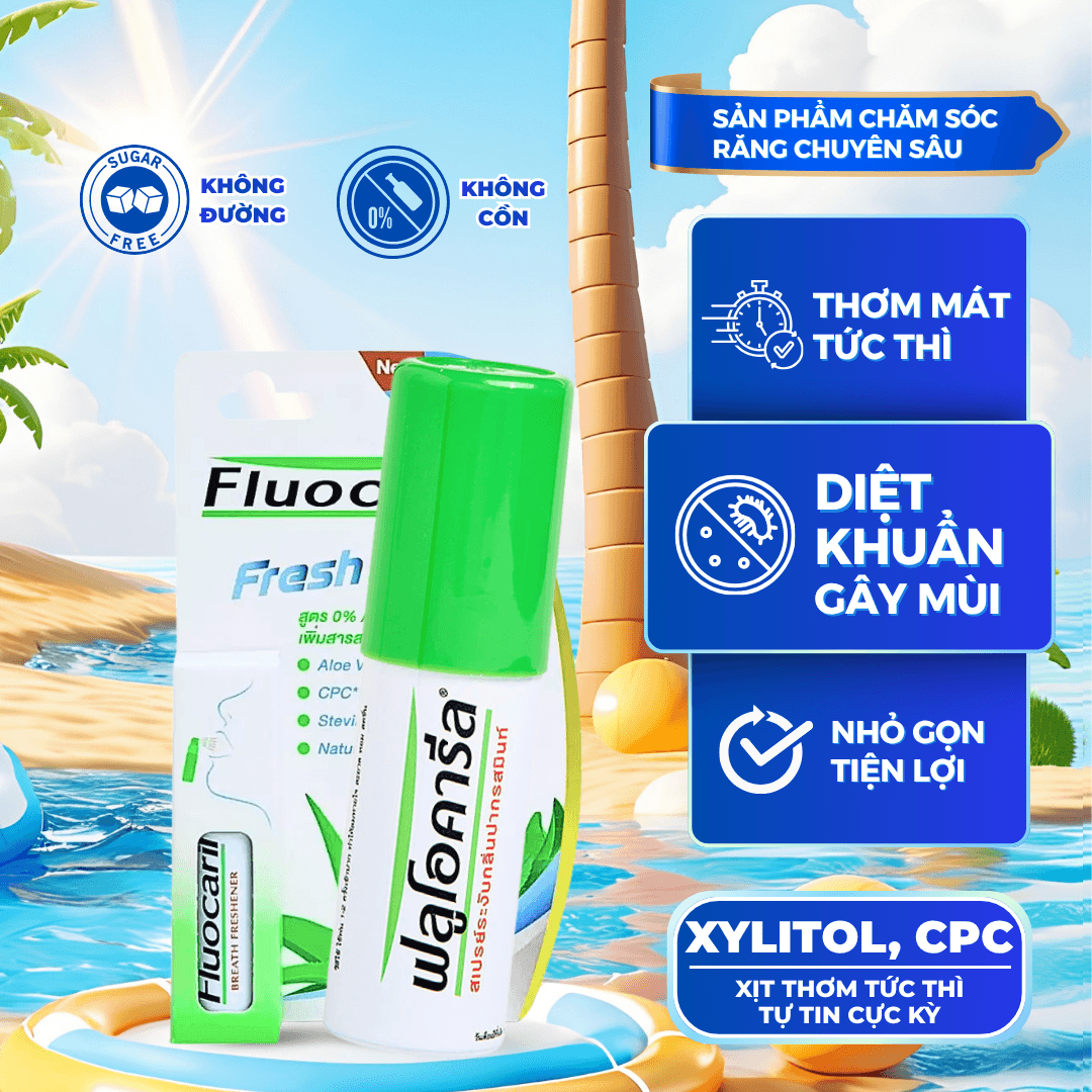 Xịt thơm miệng Fluocaril Thái Lan